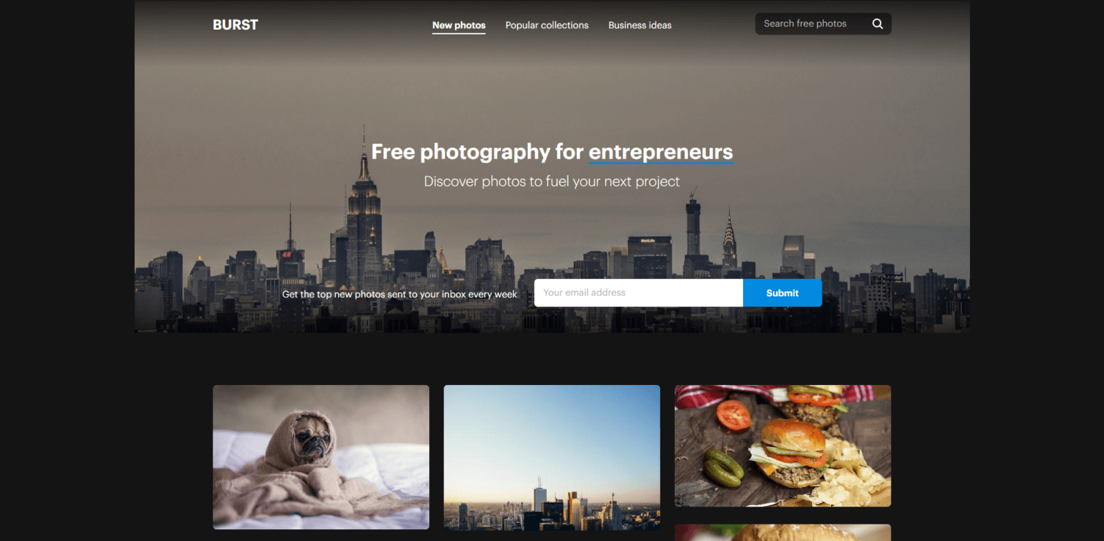 Shopify Launches Burst, a Free Stock Photos Site for Entrepeneurs